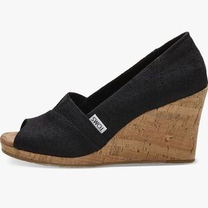 TOMS classic espadrille wedge